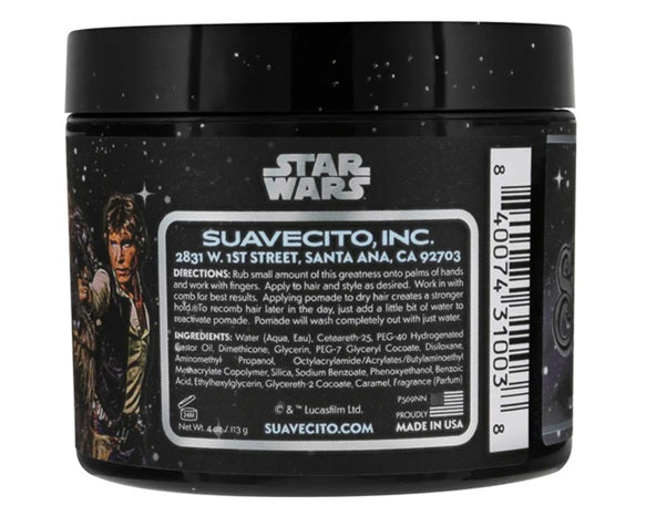 Suavecito Stars Wars Han Solo &amp; Chewbacca Firme Hold Light Side Scent