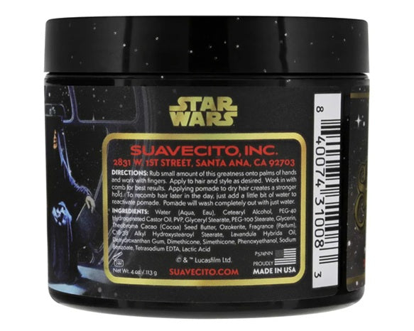 Suavecito Stars Wars Matte Pomade Dark Side Scent