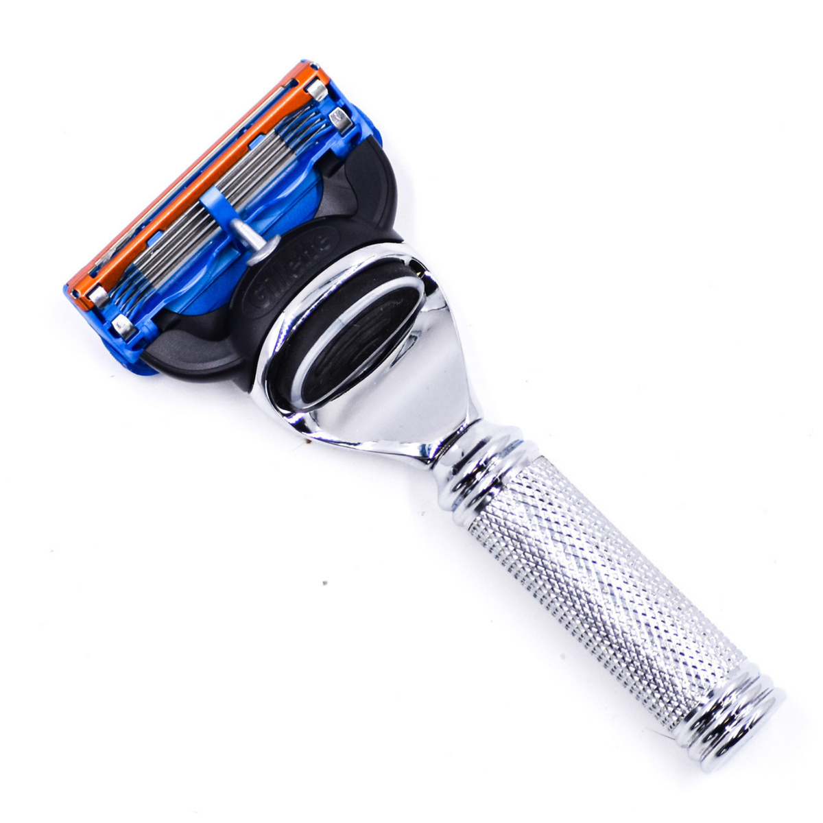 Parker Fusion Compatible Travel Razor with Leather Case