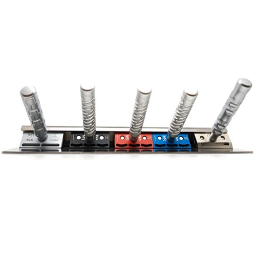 The Goodfellas&#39; Smile Stand for Safety Razors 5 Slot Stainless Steel