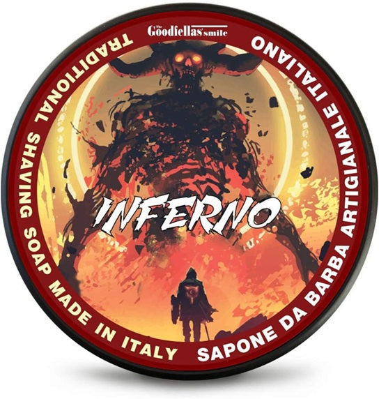 The Goodfellas&#39; Smile Inferno Tallow Shaving Soap, Made in Italy