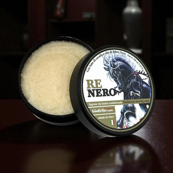 The Goodfellas' Smile Re Nero Shaving Soap, Made in Italy
