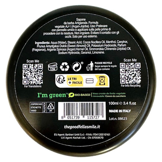 The Goodfellas' Smile Pino Alpestre Shaving Soap, Made in Italy