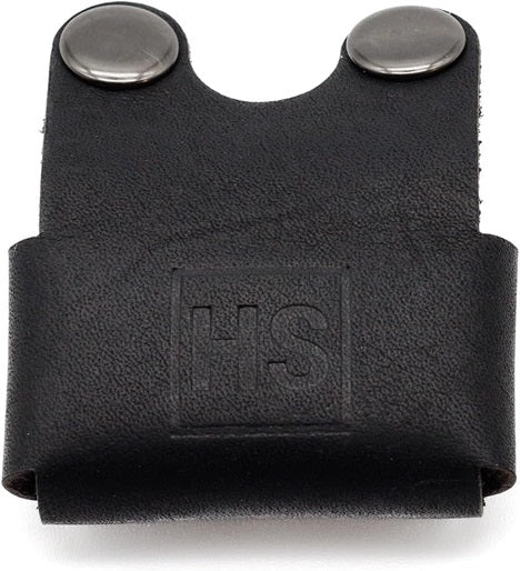 The Henson Razor Black Leather Head Cover for Henson AL13 and Ti22