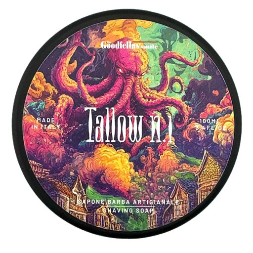 The Goodfellas' Smile Tallow N.1 Shaving Soap, Made in Italy