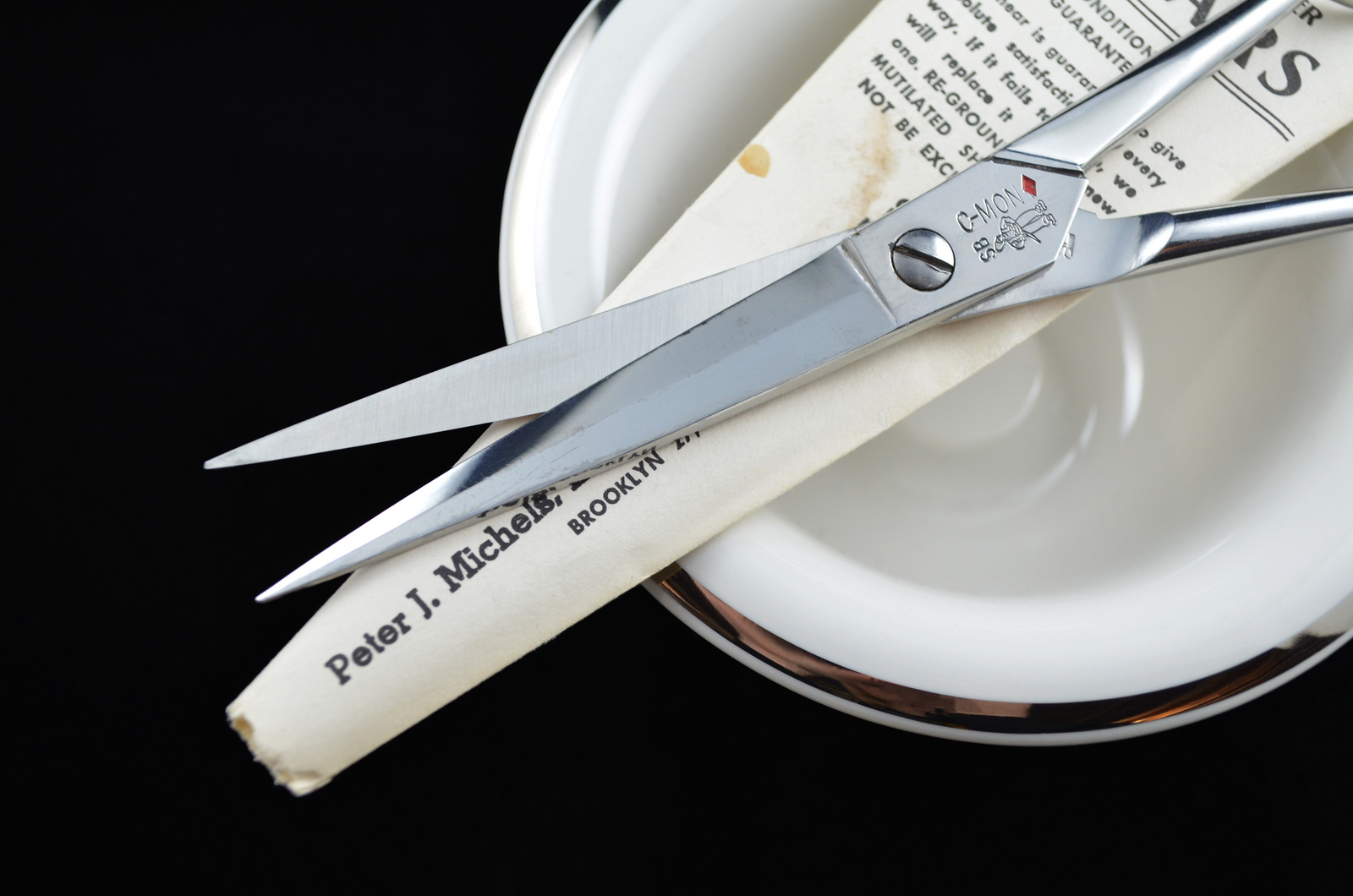 NOS Vintage C-Mon SB Barber Scissors