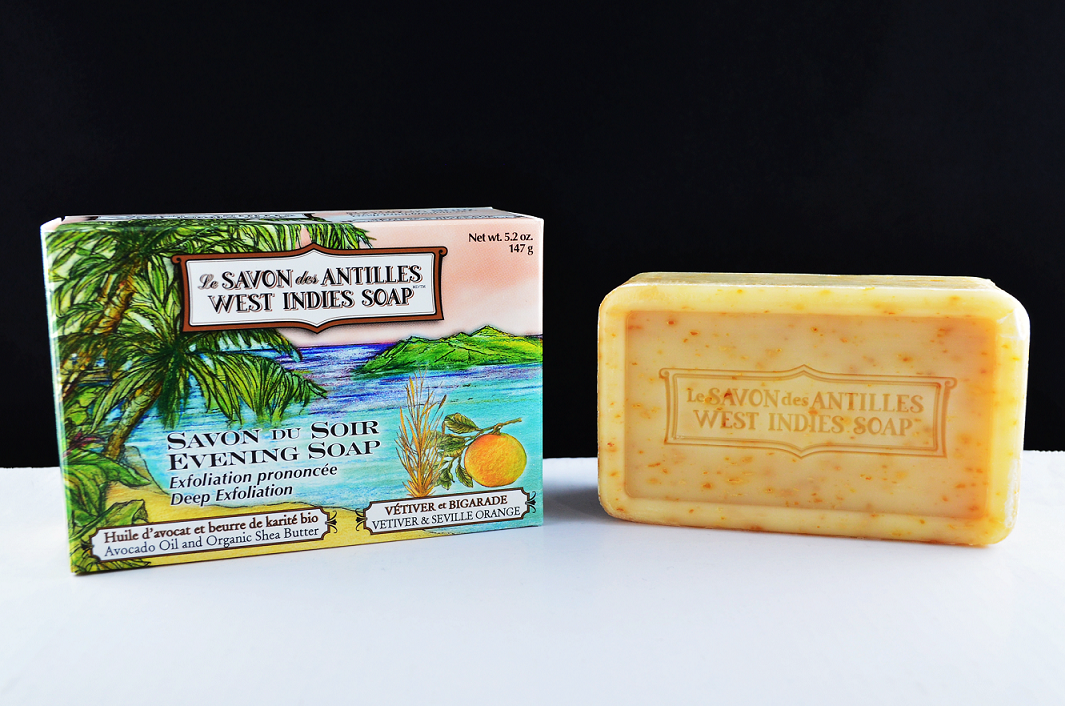 West Indies Soap &quot;Le Savon des Antilles&quot; Vetiver &amp; Seville Orange Gentle Exfoliation Evening Soap