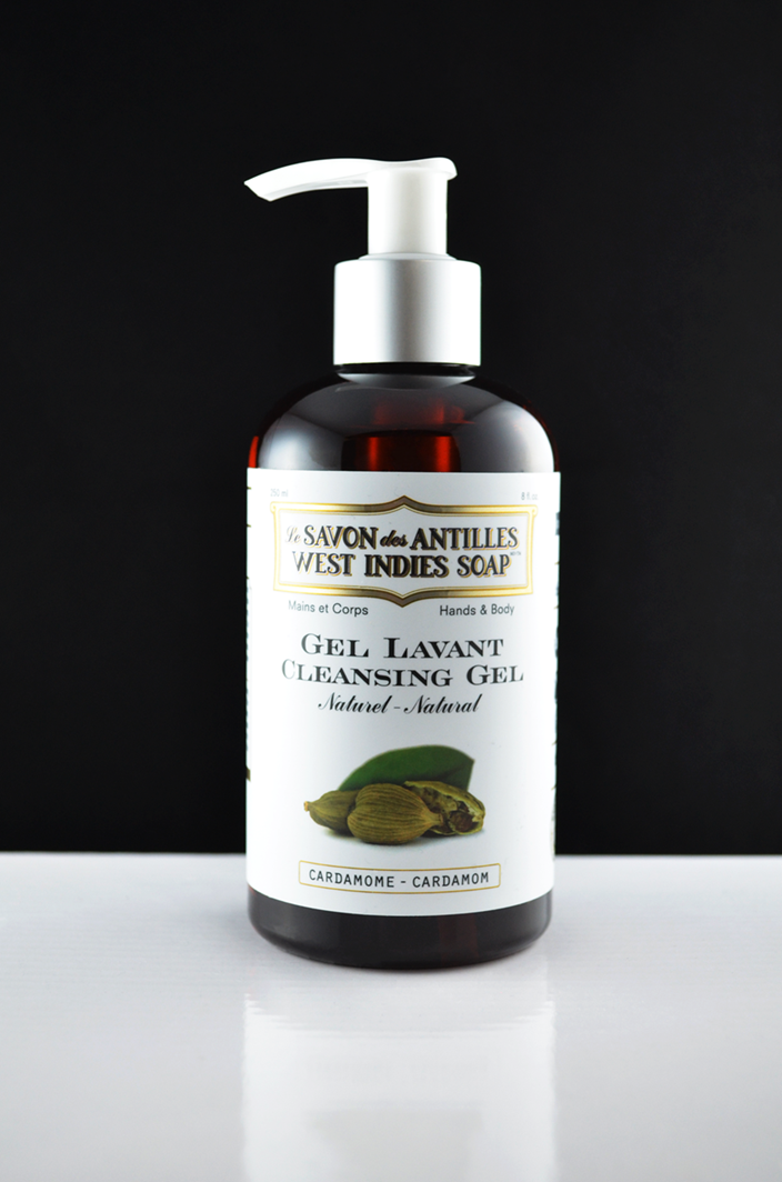 West Indies Soap Natural Cleansing Gel &quot;Le Savon Des Antilles&quot; Cardamome