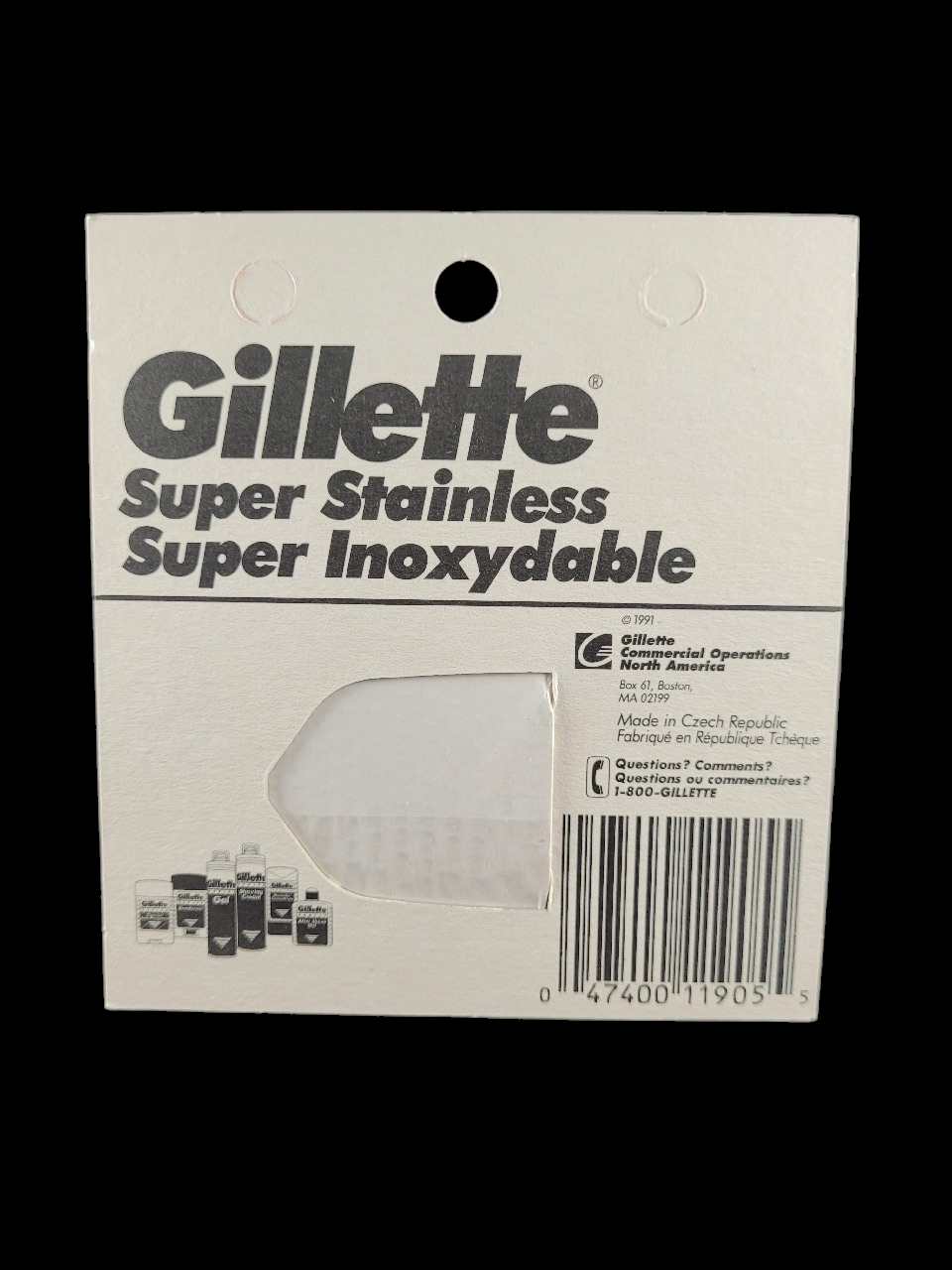 Gillette Super Stainless 5 pack NOS