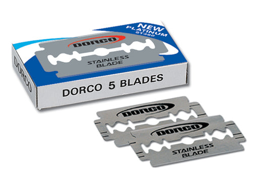 10 Dorco ST300 Stainless Double Edge Blades