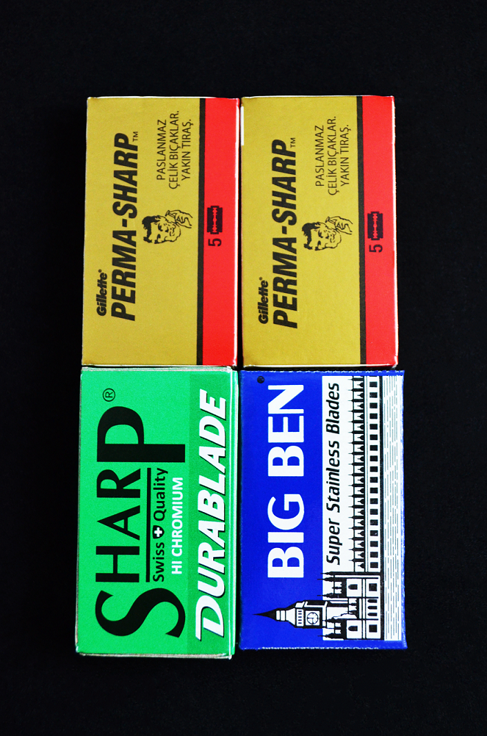 25 pc Razor Blade Sampler Pack: SHARP, Perma-Sharp & Big Ben - The ...