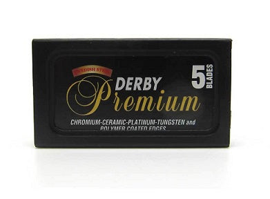 5 Derby Premium Double Edge Blades