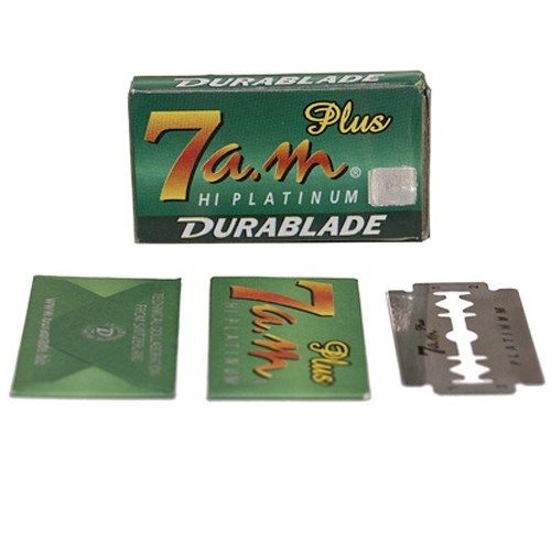 7 AM Platinum Double Edge Blades - 5 pack