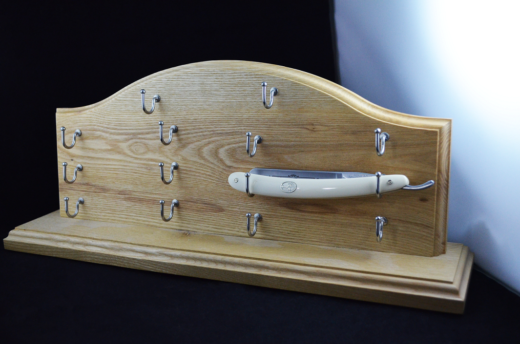 7 Day Straight Razor Stand from the Ashcroft Collection