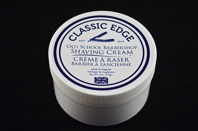 Classic Edge Old Barbershop Shaving Cream, Made in England