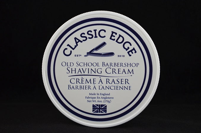 Classic Edge Old Barbershop Shaving Cream, Made in England