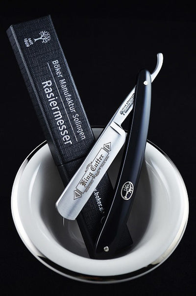 Boker King Cutter and Strop Set "Shave Ready" at no extra charge.