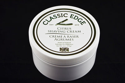Classic Edge Citrus Shaving Cream, Made in England