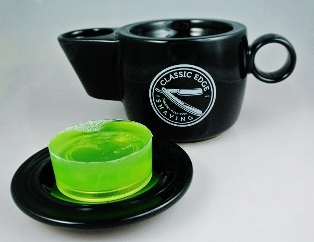 Luxury Black Shaving Scuttle Made in England