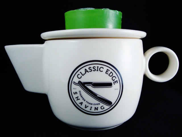 Luxury Ivory Shaving Scuttle Made in England