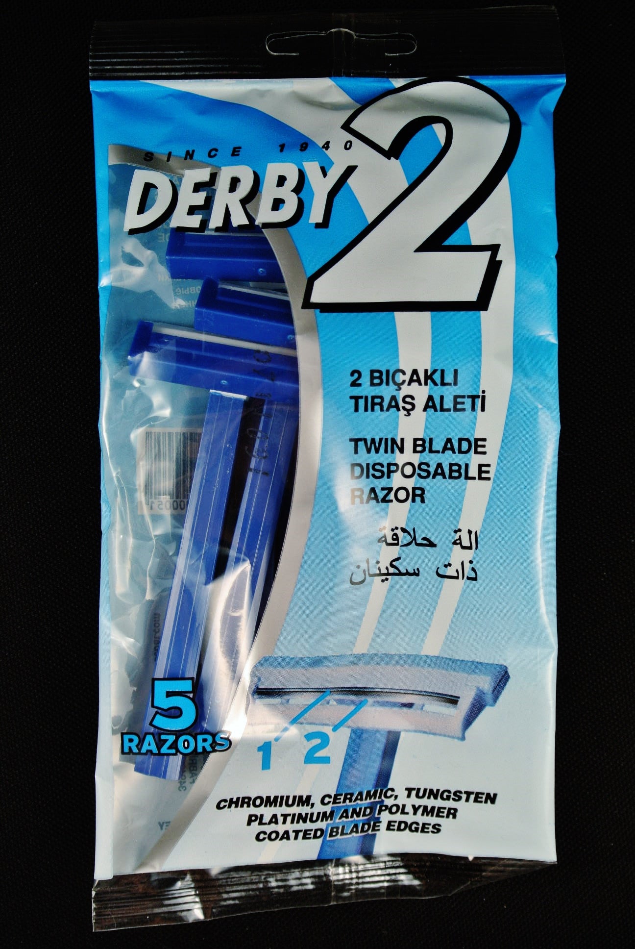 Derby Disposable Razor Derby 2 Twin Blade Disposable Razors (5 Pack) - The Classic Edge ...