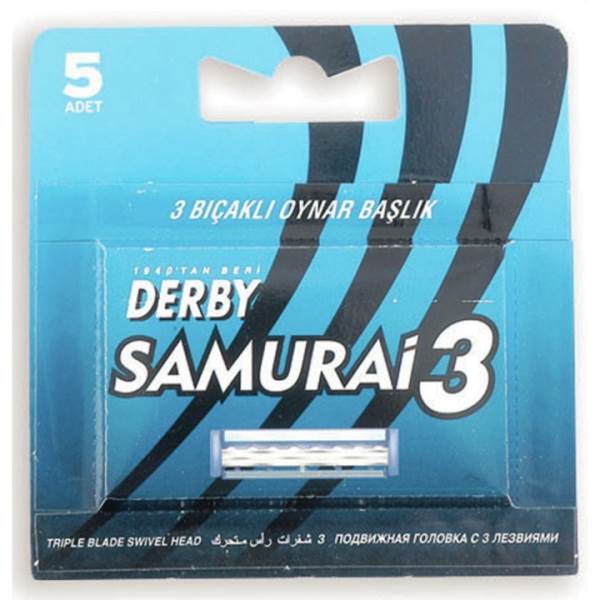 Derby Samurai 3 Triple Blade Cartridge