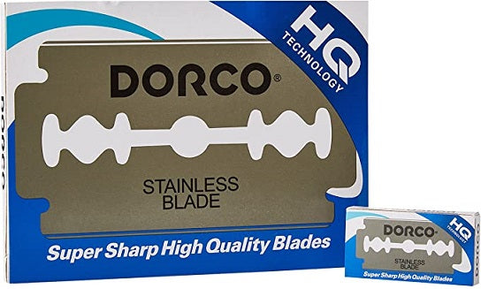 Dorco ST300 Stainless Double Edge Blades, 100 Pack