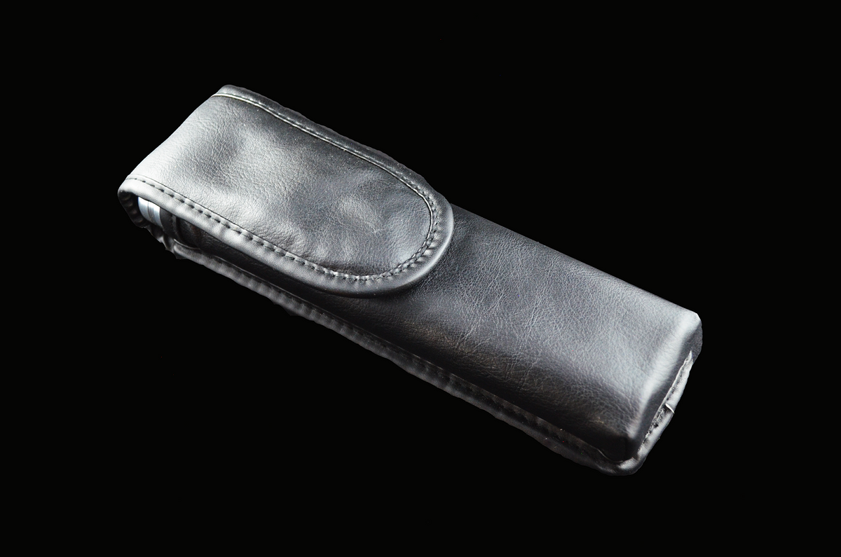 Double Finger Cigar Tubes With Leather Case