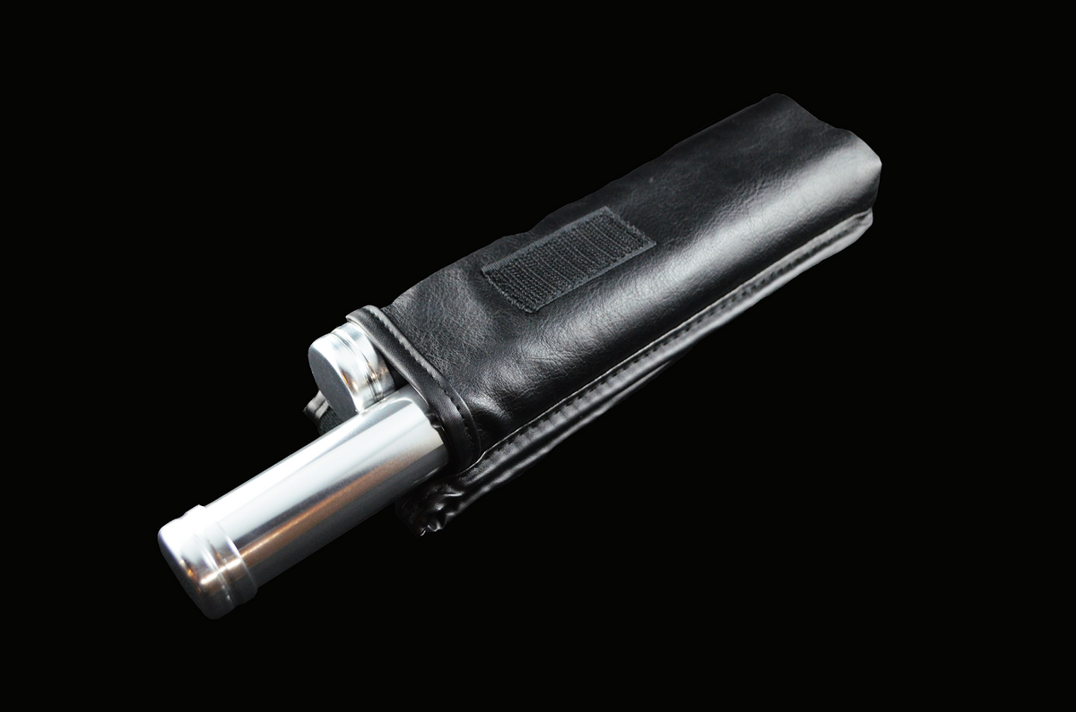 Double Finger Cigar Tubes With Leather Case