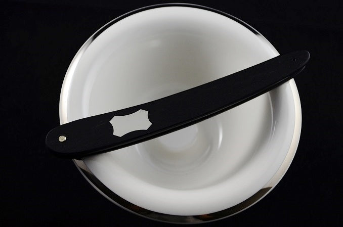 Dovo 5/8 Ebony Engraving Plate Replacement Scales w/ Pin