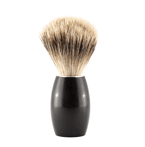 Dovo Fine Badger Shaving Brush Black Ebony Handle