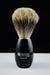 Dovo Pure Badger Shaving Brush, Black Acrylic Handle