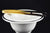 Dovo 5/8 Natural Black and Blonde Cow Horn Replacement Scales w/ Pin