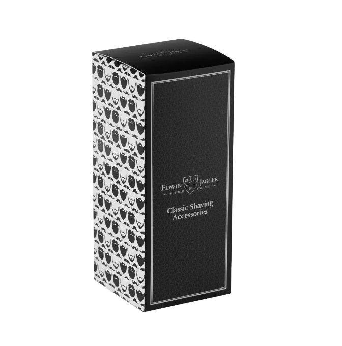 Edwin Jagger Chrome Travel Shaving Brush Black Synthetic