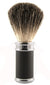 Edwin Jagger Pure Badger Shaving Brush (Black & Chrome 3D Diamond)