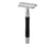Feather Wood Handle Stainless Double Edge Razor w/Stainless Steel and Wood Stand WS-D2S
