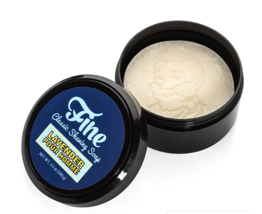 Fine Accoutrements Lavender Classic Shaving Soap in Tub