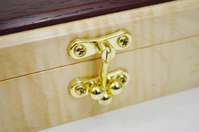 Handmade Padauk and Maple 2 Straight Razor Box