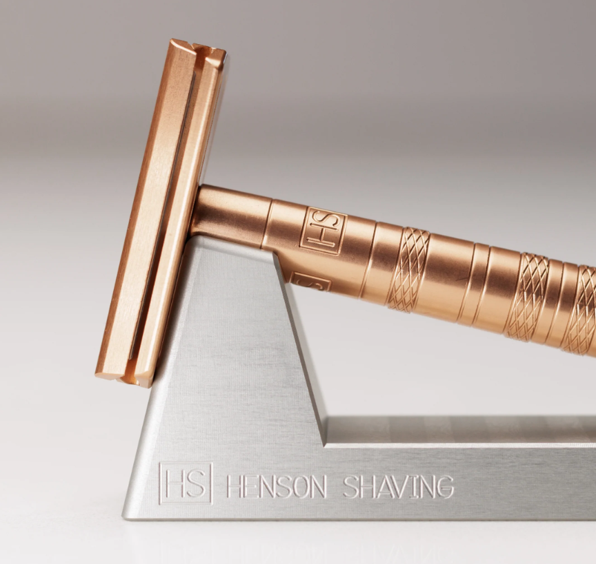 Henson AL13 Medium Safety Razor and Stand Duo Set - The Classic Edge ...