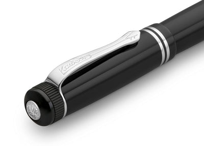 Kaweco DIA2 Fountain Pen with Chrome Accents (Black)