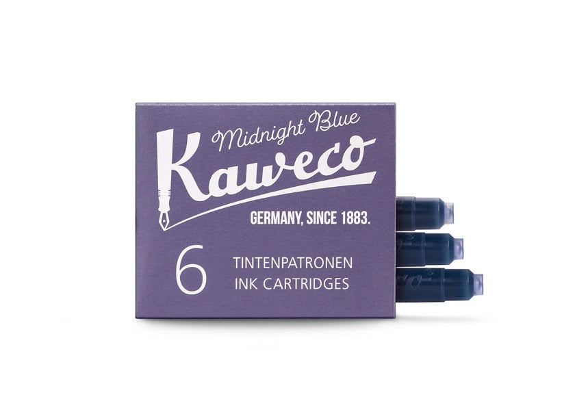 Kaweco Fountain Pen Ink Cartridge 6 pieces (Midnight Blue)