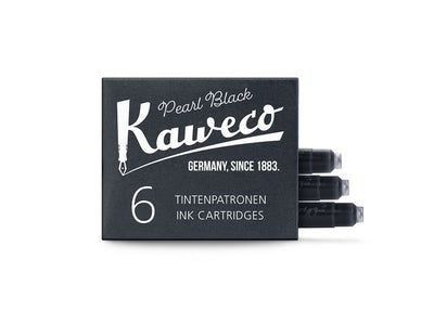 Kaweco Fountain Pen Ink Cartridge 6 pieces (Pearl Black)
