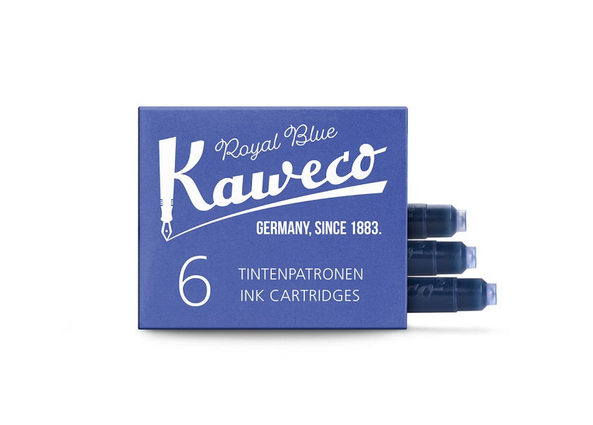 Kaweco Fountain Pen Ink Cartridge 6 pieces (Royal Blue)