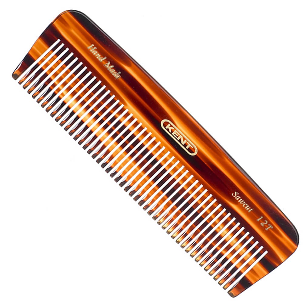 Kent 12T Handmade Pocket Comb - Medium Size, Coarse