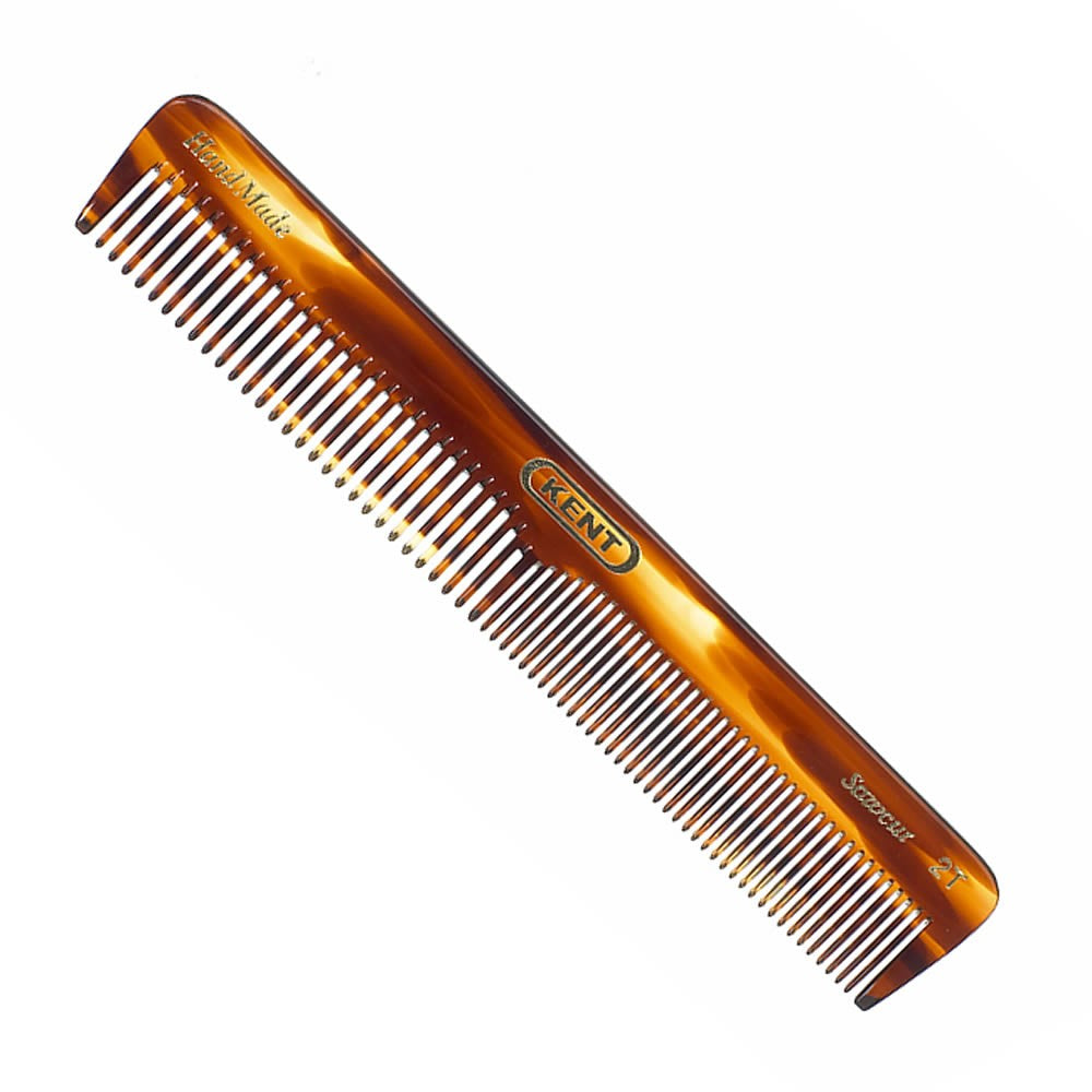 Kent 2T Handmade Pocket Comb - Fine/Coarse