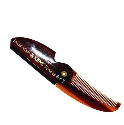 Kent 87T Folding Pocket Mustache Comb (117mm/4.6in)