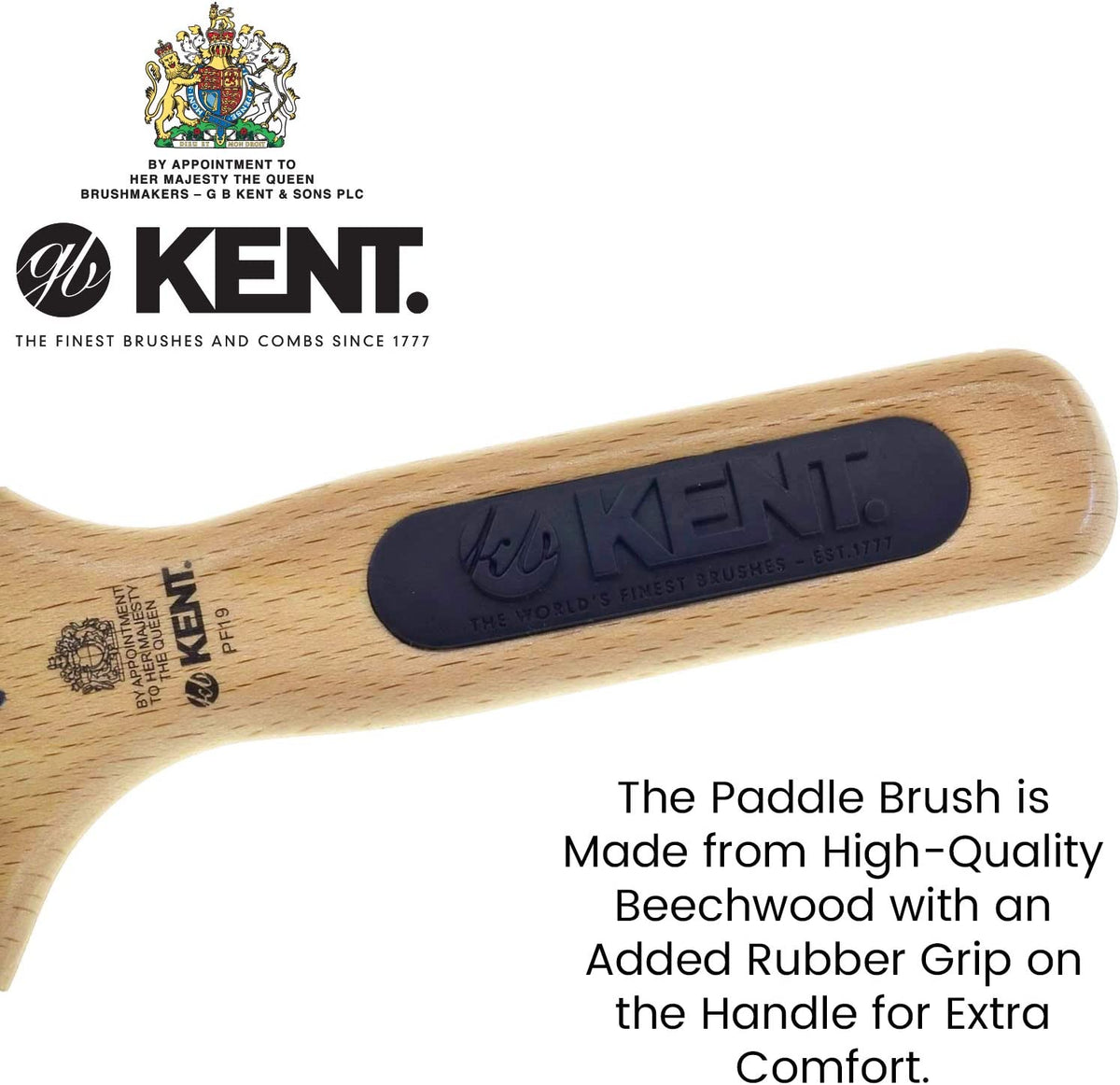 Kent Airhedz Maxi-Phat De-Tangle Brush