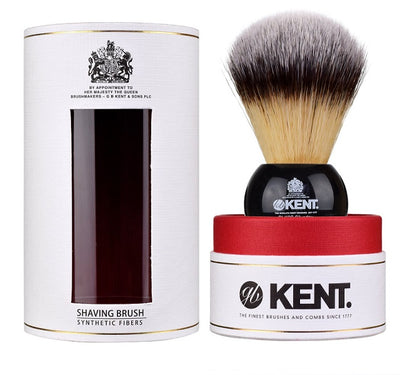 Kent Black Large Synthetic Shaving Brush