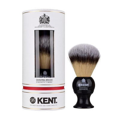 Kent Black Medium Synthetic Shaving Brush
