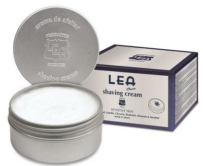 LEA Classic Shaving Cream in Aluminum Tub